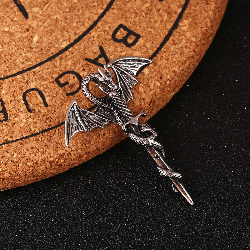 【小額批發】項鏈吊墜配件龍之劍(吊墜)個性毛衣鏈鎖骨鏈配件