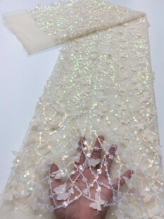 Блестки для ногтей, шифоновое свадебное платье, 2022, новая коллекция, 3D