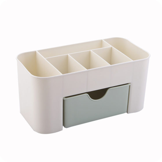 Desktop jewelry cosmetics storage box jewelry skin care products lipstick mask compartment dressing box cosmetic finishing box