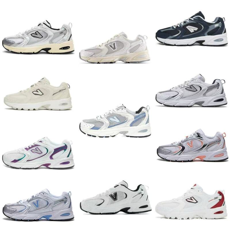 Cross-Border Putian Shoes New Balance Nb 530 Retro Dad Shoes Mesh Breathable Non-Slip Men's and Women's Running Shoes for Export