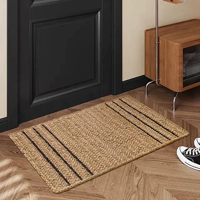 Avtomobil döşəmə paspasları — Hand-Woven Floor Mat for - qizhi-series-natural-jute-e-700x450mm
