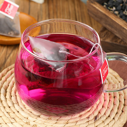 Nanjing Tongren Tang Black Goji Berry Mulberry Rose Tea 120g, Suitable for Men and Women, Workplace Wellness Flower Tea, Factory Wholesale and Distribution