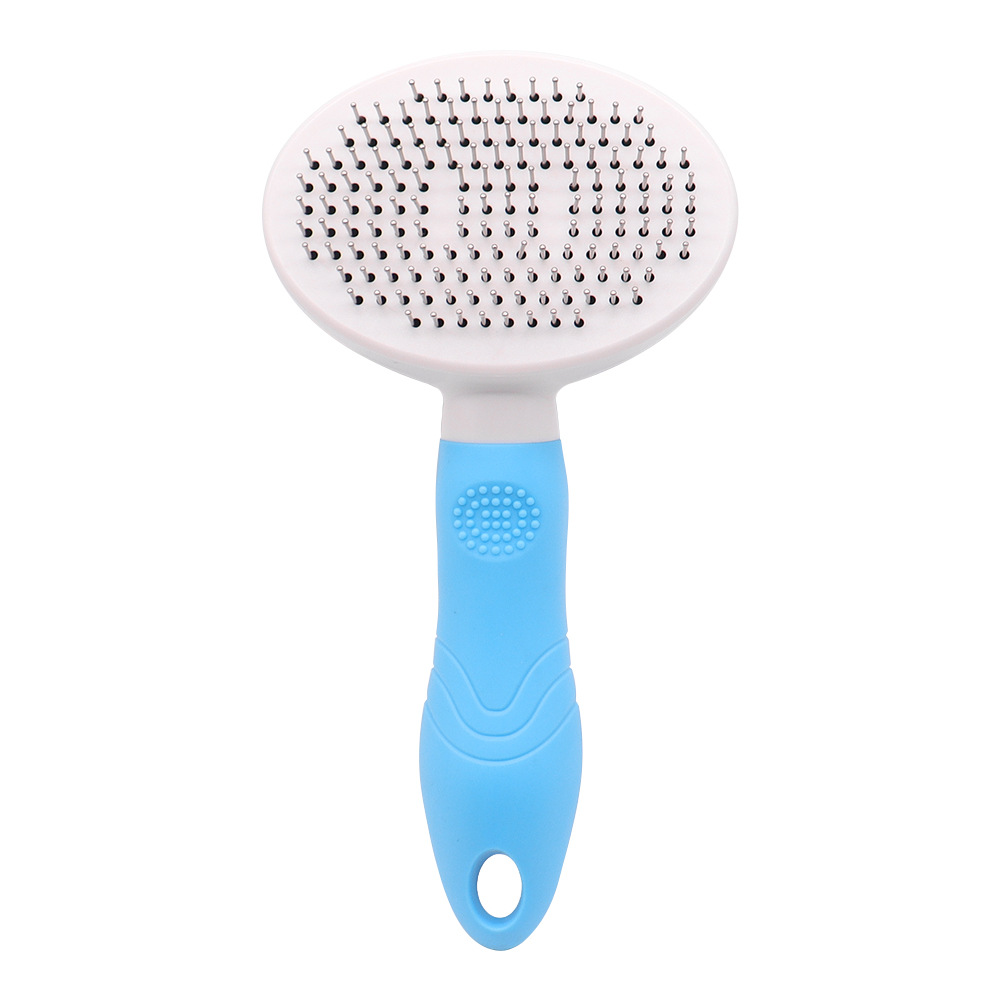 Peine para mascotas, peine, peine para gatos, artefacto de peine, cepillo de masaje para pelaje flotante, peine de aguja para pelaje de perro, peine autolimpiante