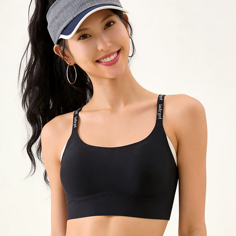 Top with cups, adjustable sports bra, straps