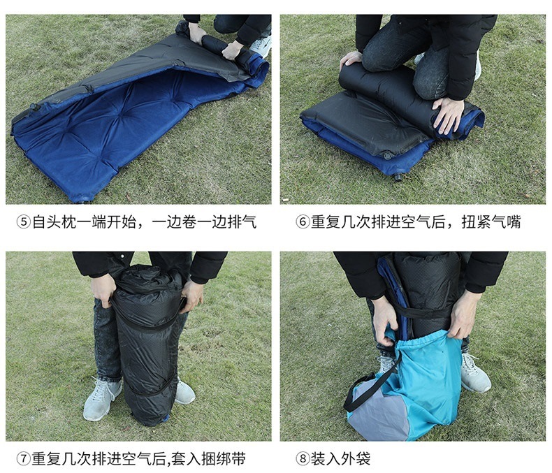 Car inflatable mattress, SUV in-car bed, trunk-resistant travel bed, air mattress, sleeping pad for road trips