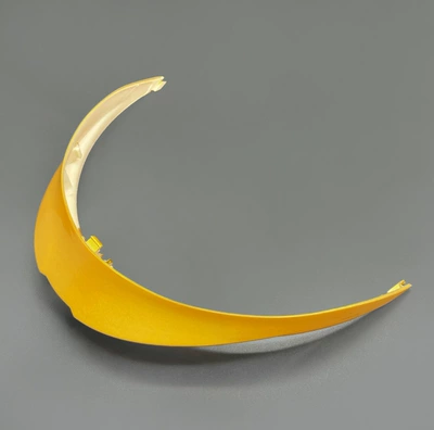 Personalized Modified Tail Fin – Dəbilqə (Kaska) aksesuarları - k1-rear-wing-bright-gold-with-hot-melt-adhesive