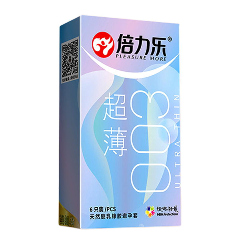 Beilele Fruit-Flavored Condoms, Thickened and Hardened, with Hyaluronic Acid, Family Planning Supplies, Condoms for Masturbation Use