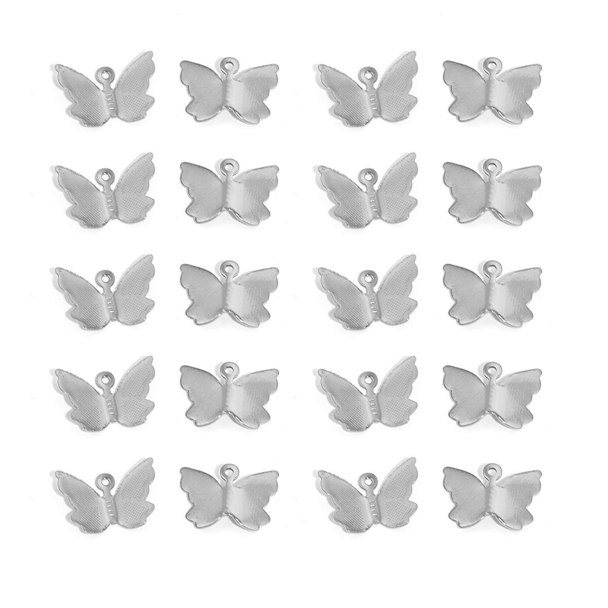 Chapado en vacío de acero inoxidable oro mariposa colgante accesorios la joyería DIY collar pulsera haciendo