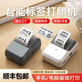 德佟P2食品标签打印机生产日期商品合格保质期条码服装吊牌热敏无