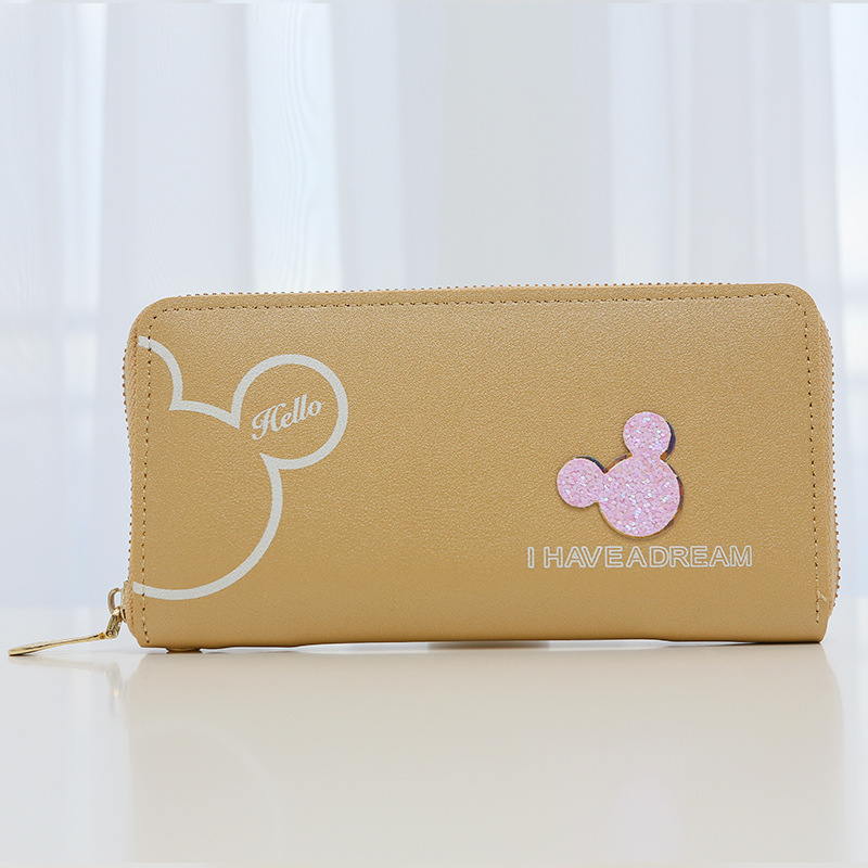 2023 nueva versión coreana multifuncional de dibujos animados larga corta billetera de mujer bolso de moda para teléfonos móviles bolso de mano mujer