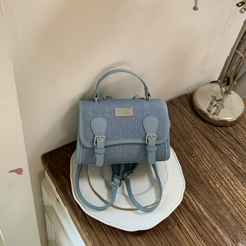 Nicho de diseño bolso de mano mujer 2026 nuevo exquisito bolso cuadrado de estilo extranjero mini mochila de alto nivel mochila image 11