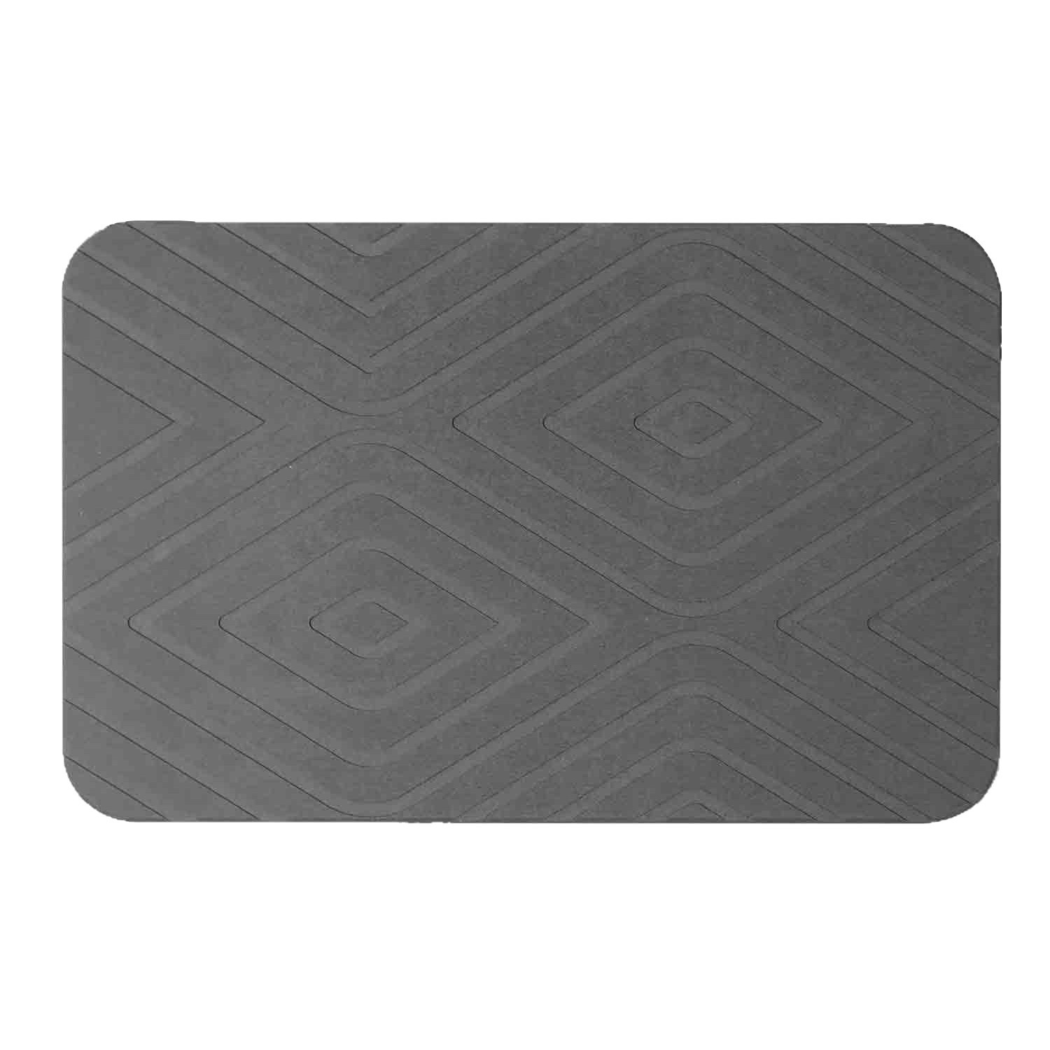 Diatomaceous Earth Bath Mat Quick Drying Non Slip Floor Mat_voghion.com