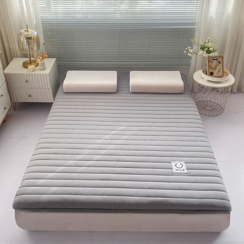 Cross-border Bubble Cotton Soybean Fiber Mattress Thickened Non-slip Tatami Mattress Student Foldable Mattress Wholesale