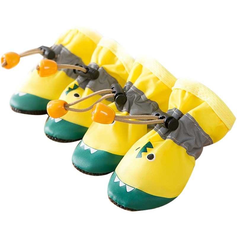 Cocodrilo cachorro zapatos de suela suave Salida de verano anti-gota Teddy mascota pequeño cachorro cubierta de pie primavera y otoño zapatos Four Seasons