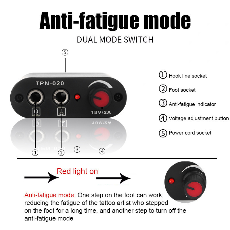Transfronterizo caliente mini tatuaje energía máquina de tatuaje regulador de voltaje adaptador de la máquina de tatuaje corriente constante equipo de tatuaje estable