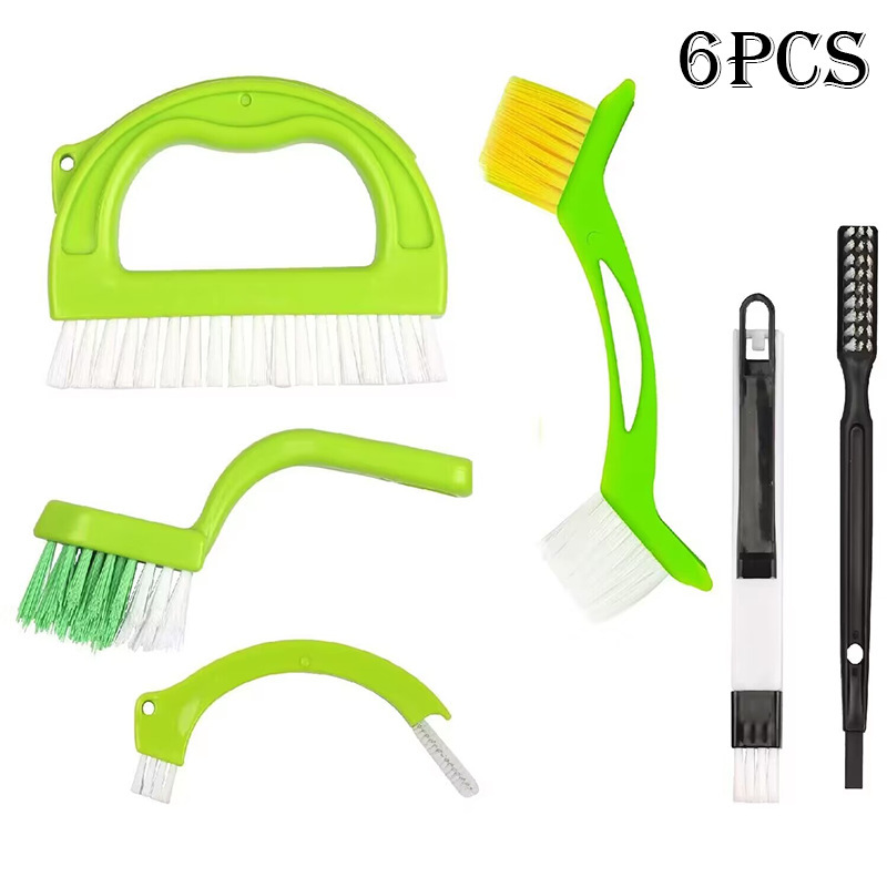 Cross-border 6-piece grouting cleaning brush nylon brush tile joint 6 in 1 cleaning brush tank slurry brush tile gap cleaning Cross-border 6-piece grouting cleaning brush nylon brush tile joint 6 in 1 cleaning brush tank slurry brush tile gap cleaning