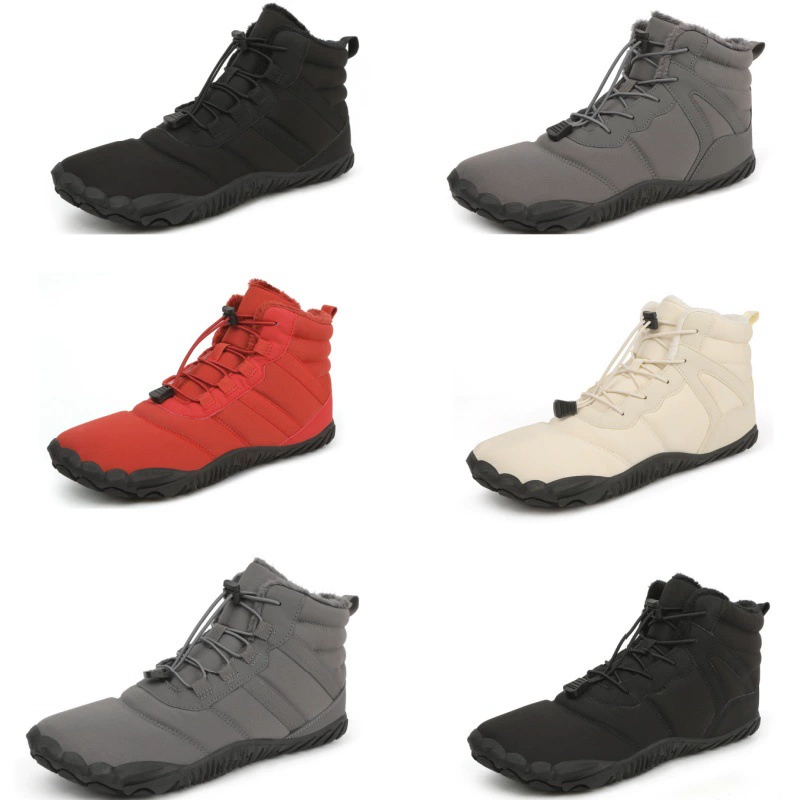 Трансграничные осенние и зимние бархатные водонепроницаемые снежные сапоги теплые и дышащие пары