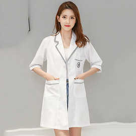 美容院白大褂长袖医生服薄皮肤管理中医推拿工作服美容师工作服女