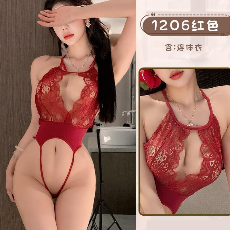 버건디 점프수트