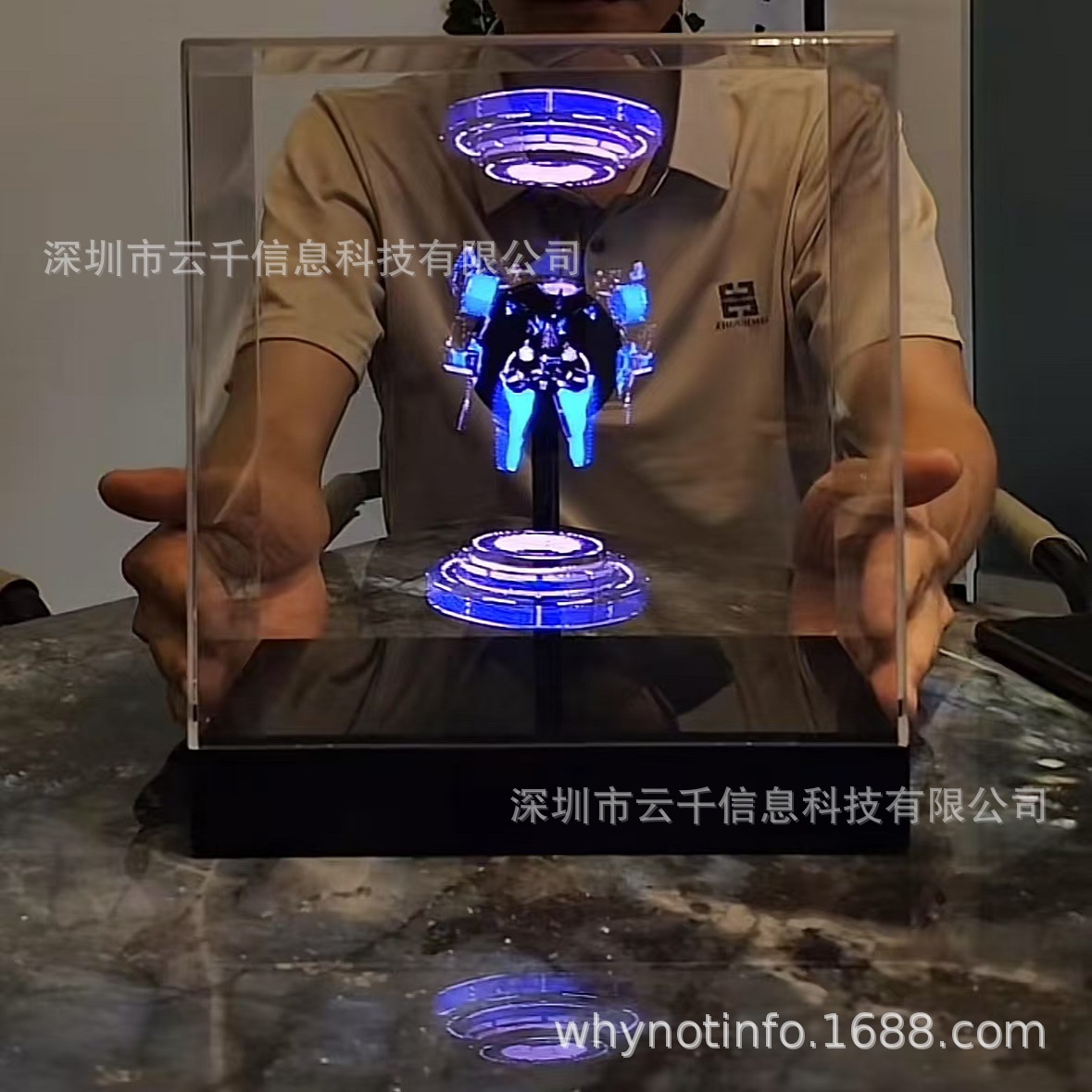 20cmLED ultra-clear naked-eye 3D holographic display cabinet LED3D…