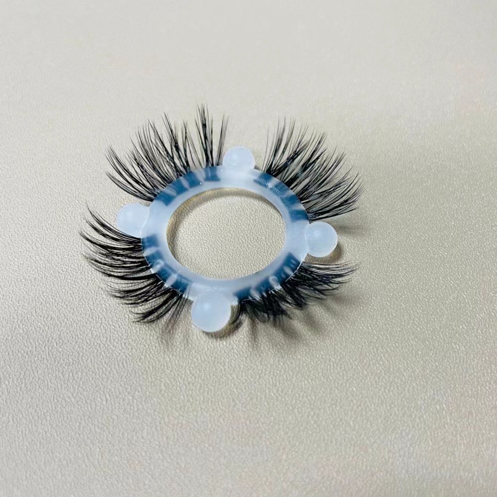 Double-Layer Silicone Penis Ring with Faux-Fur Texture, 2.0 cm Inner Diameter — detail image 5