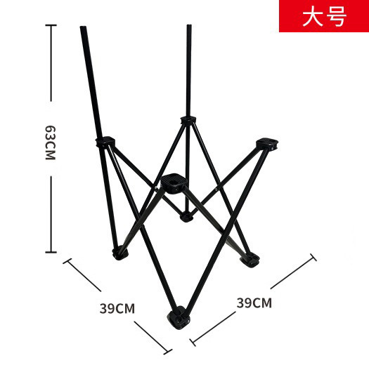 검은색 대형 선반