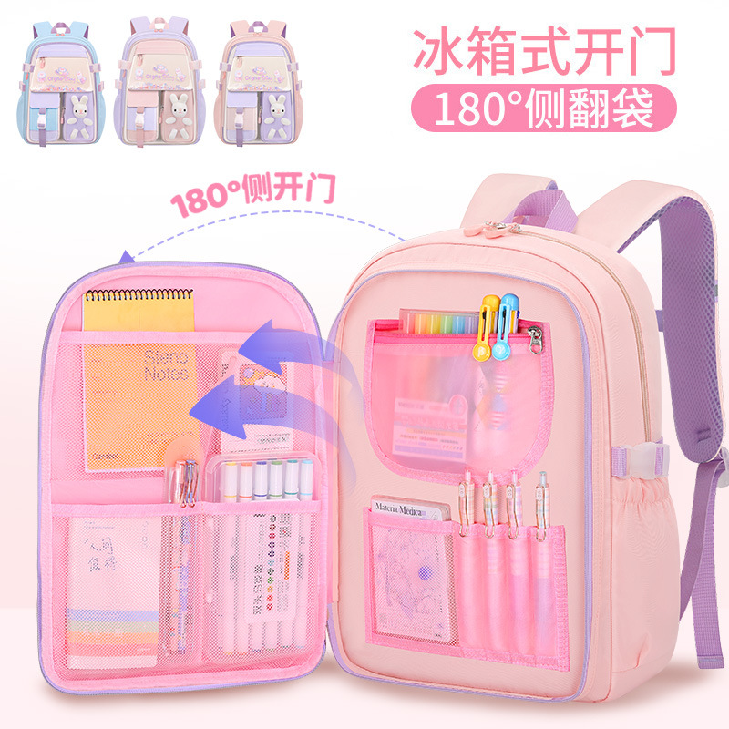 Personalizada niña de dibujos animados transfronterizos escolares mochila escolar estilo británico niñas escolares mochila al por mayor