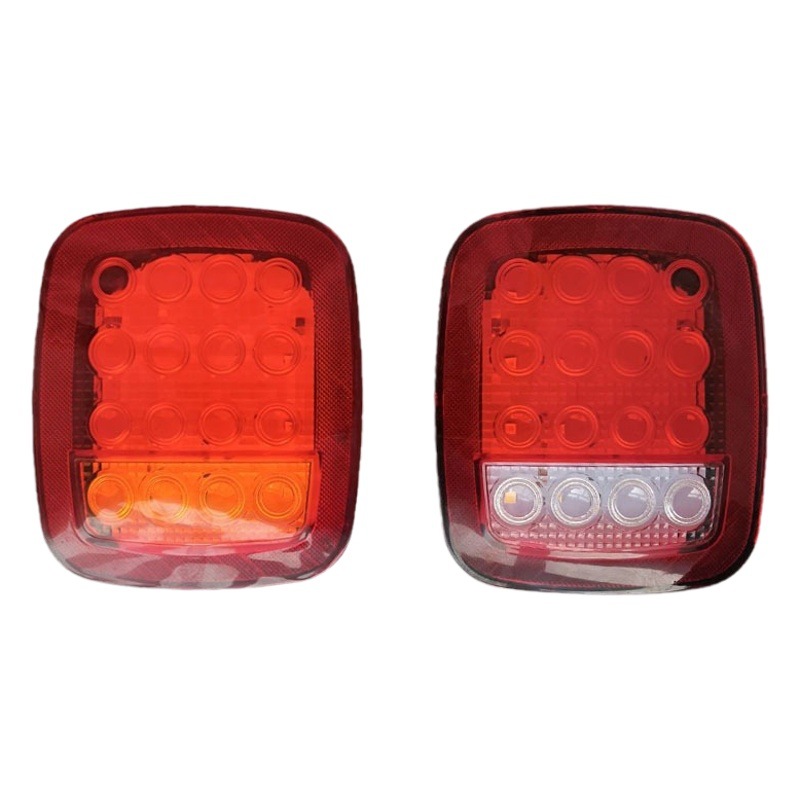 Wrangler 16Led Tail Light Truck Trailer Tail Light Universal Trailer Truck Turn Signal Tail Light