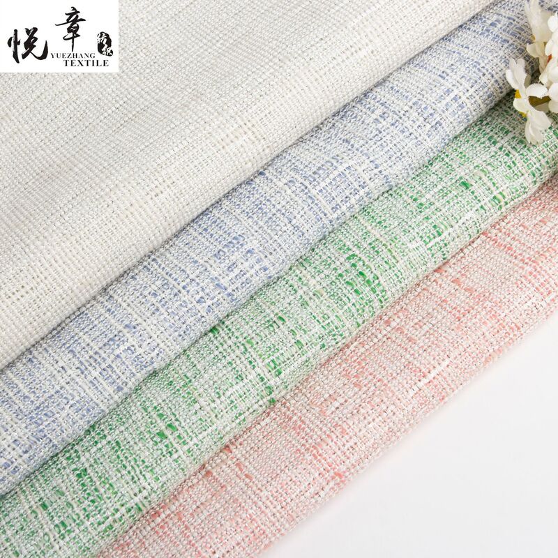 Yuezhang Spring/Summer Chanel-Style Tweed Fabric Lightweight Breathable Polyester-Cotton Woven Fabric Suit Jacket and Dress Set