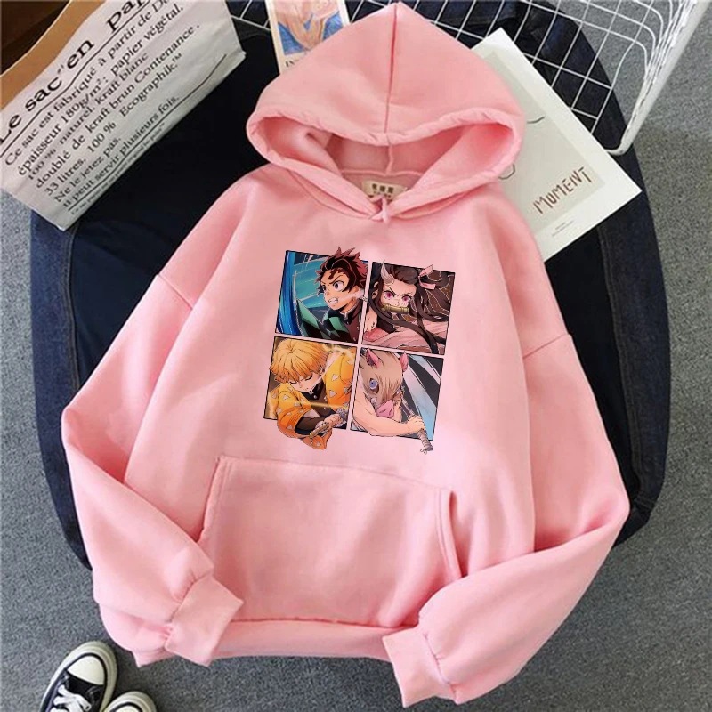 Y2k Japan Anime Women Sweatshirts Manga Plus Size Hoodie