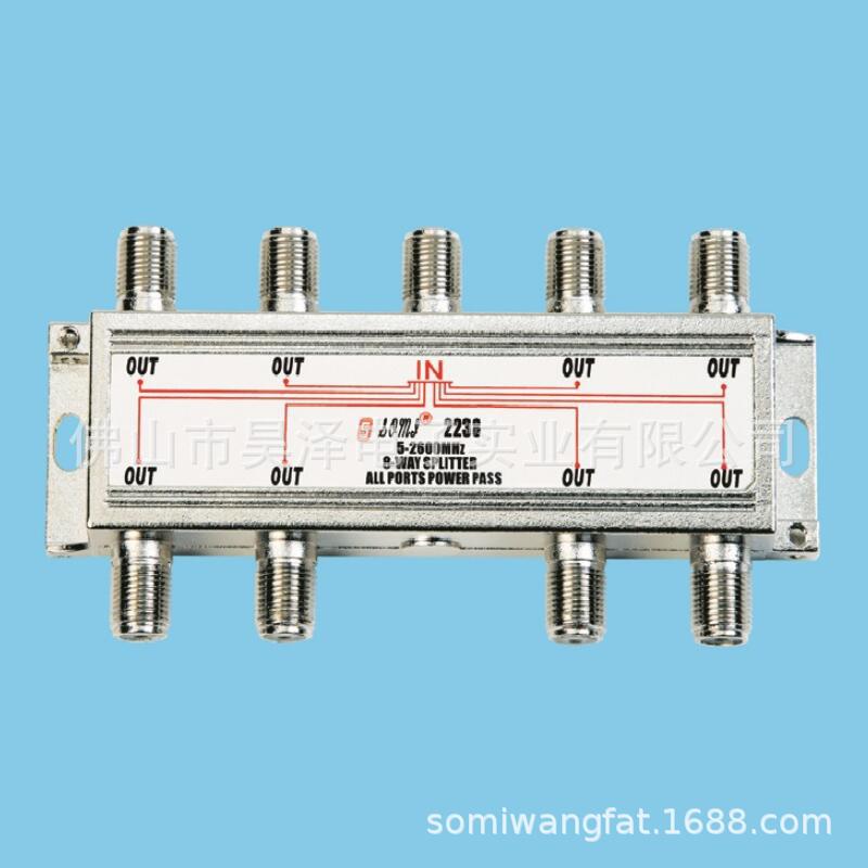 지점 분배기 위성 TV 신호 분배기 6WAY 분배기 6WAY 스플리터