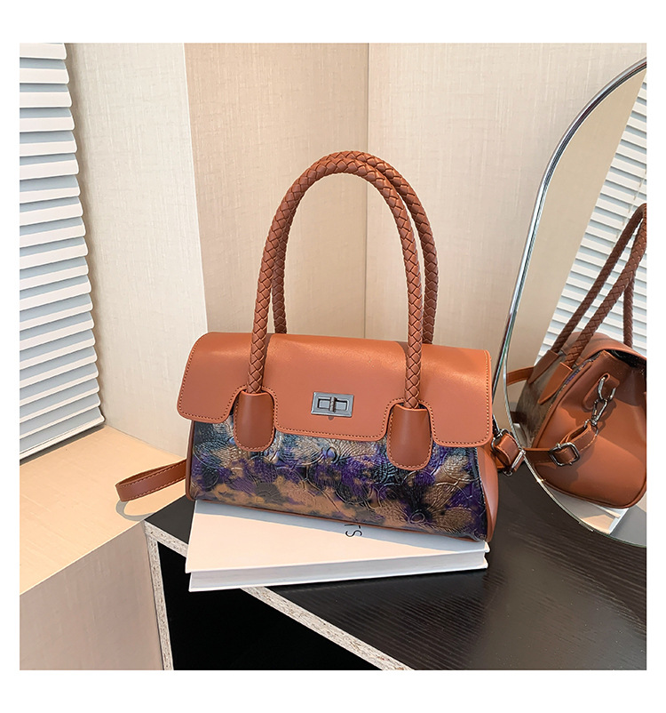 Women's Retro Handbag Chinese Style Shoulder Bag For Mature Women_voghion.com