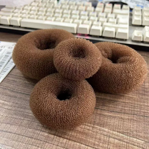 Cross-Border Hot-Selling Donut Women's Ball Hair Twister Braider Flower Bud Hair Tie Hair Twister Wholesale