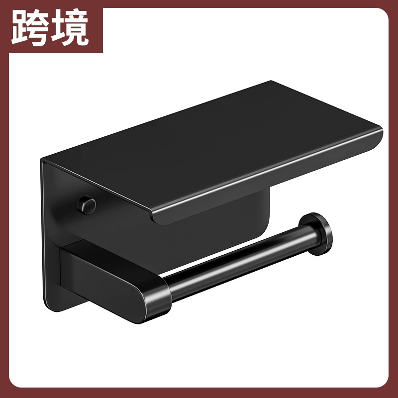 Настенный держатель для туалетной бумаги без сверления, для ванной комнаты, отеля, с держателем для телефона