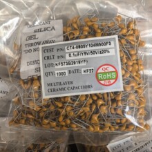 ֱ��ʽ��ʯ��� 104P 0.1UF 100NF 50V 20% �_��5.08MM ��ʯ104