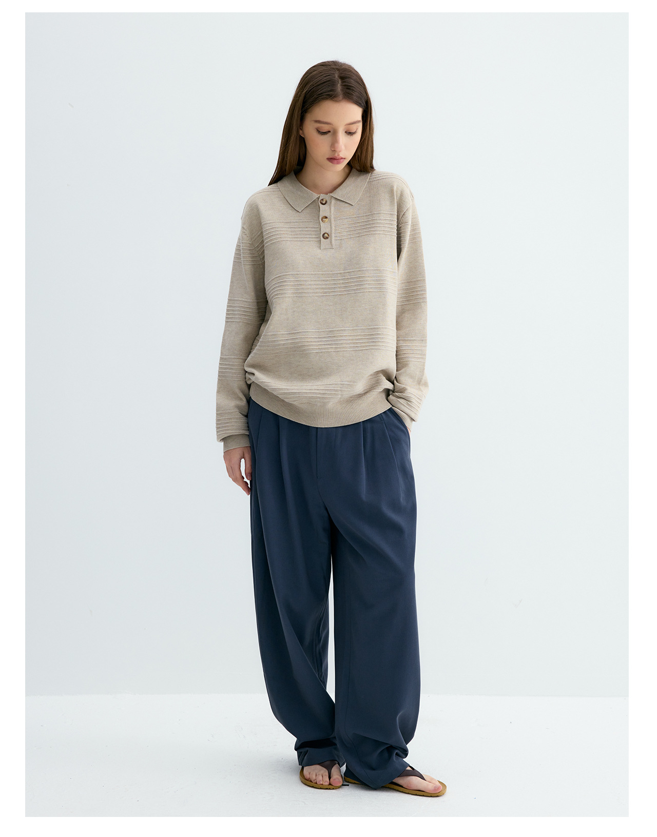 UNF Jacquard 250g Knit Polo