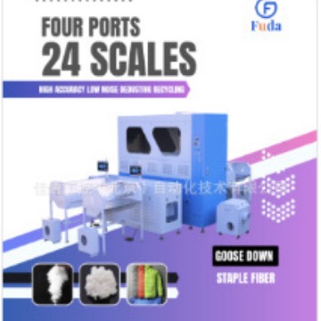 全自动充绒机PP棉碎海绵枕芯沙发靠垫充包充棉机