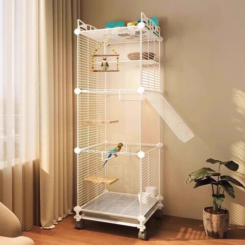 Large Home Luxury New Villa Peony Bourke's Parrot Small Painted Bunting Splash-proof Tiger Parrot Cage Starling