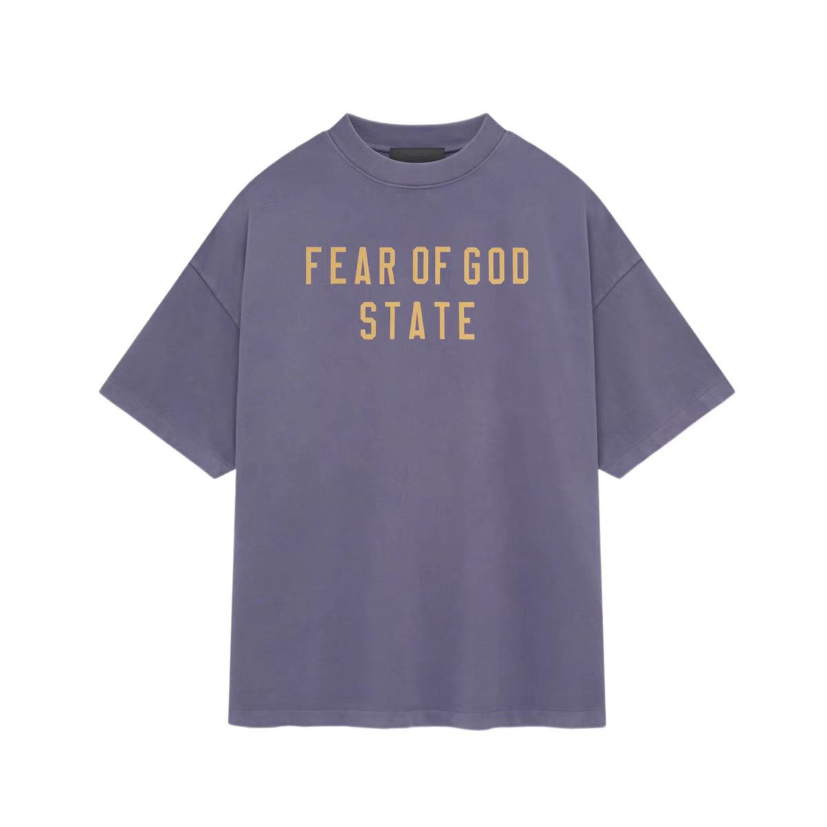 ESSENTIALS 新作 アメリカンスタイル ハイストリート ゆったり ダブルレタープリント ユニセックス 半袖Tシャツ