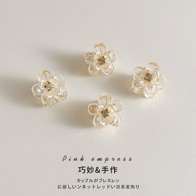 Cabeza de princesa negra pequeña clip de agarre de la frente de la mujer clip de cabello pequeño clip de cabello clip de cabello tocado