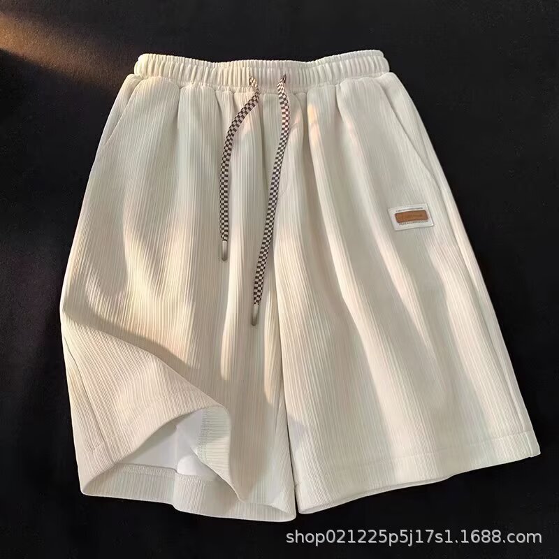 Ice Silk Shorts Men's Summer Breathable Five-Point Pants Versatile Loose Large Size Boys Sports Casual Beach Pants Ice Silk Shorts Men's Summer Breathable Five-Point Pants Versatile Loose Large Size Boys Sports Casual Beach Pants