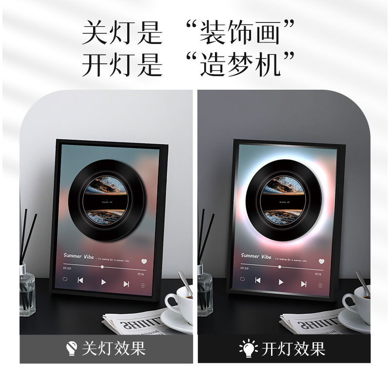 梵艺新品粉色唱片创意蓝牙音箱企业客户伴手礼桌面低音炮小音箱|undefined