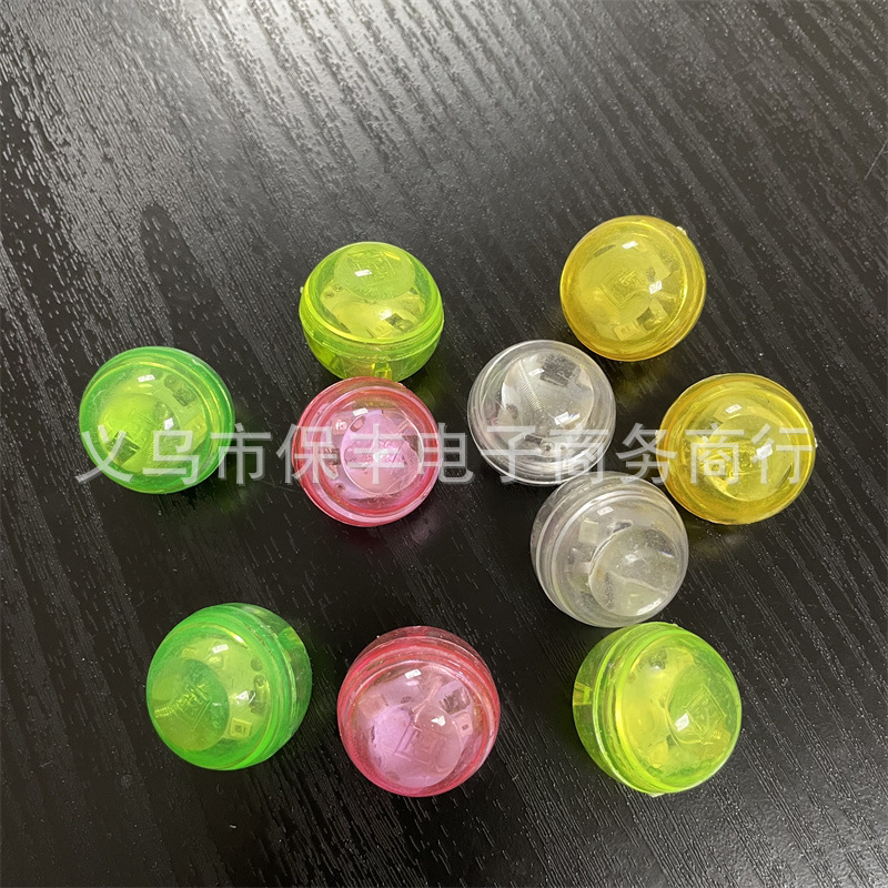 Led Waterproof Vibration Flash Ball Vibration Digital Movement Red and Blue Flash Sensor Jumping Ball Toy Accessories Ball Light
