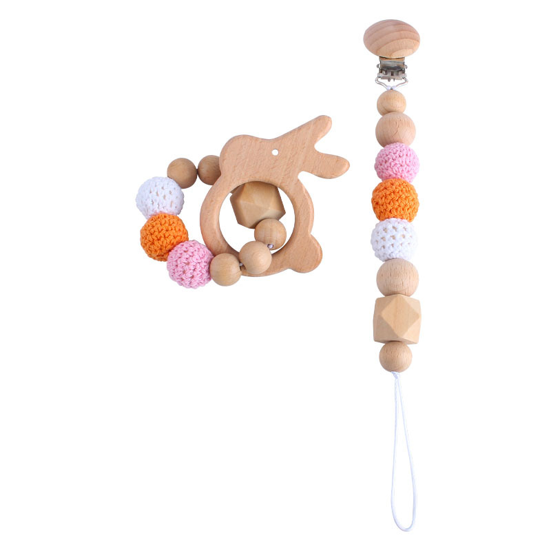 Bebé haya juguete mordedor tortuga chupete de silicona cadena AliExpress Amazon Venta caliente mordedor traje