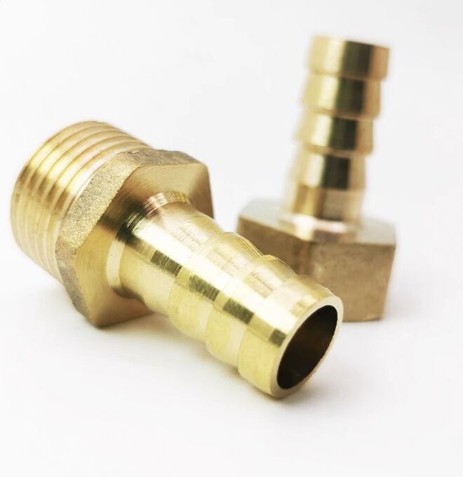 金铜外丝宝塔气嘴煤气管软管铜宝塔直通接头KBC6-01/8-02/10-03