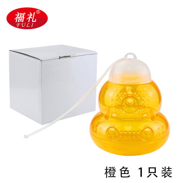 Cross-Border Wholesale Plastic Gourd Bee Trap Outdoor Wasp Trap Factory Direct Delivery Insect Trap Bee Trap