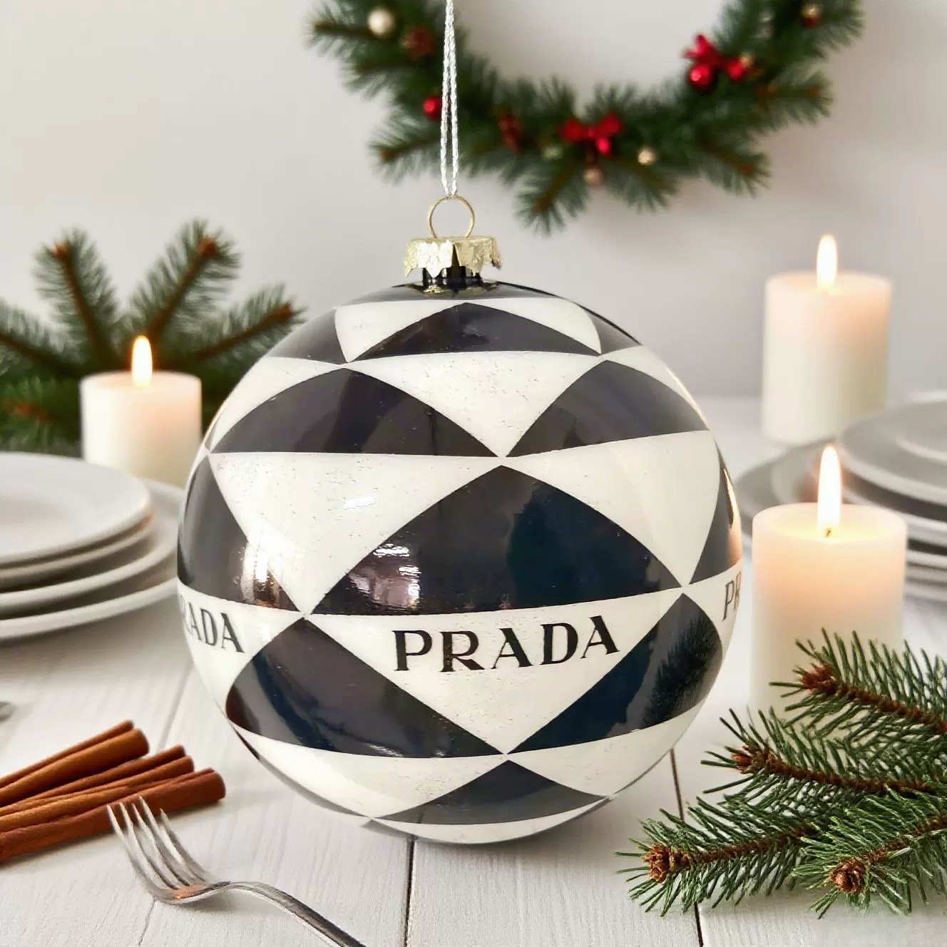 厂家直供抗摔不易碎印刷塑料圣诞球无缝隙高品质圣诞吊饰球挂件