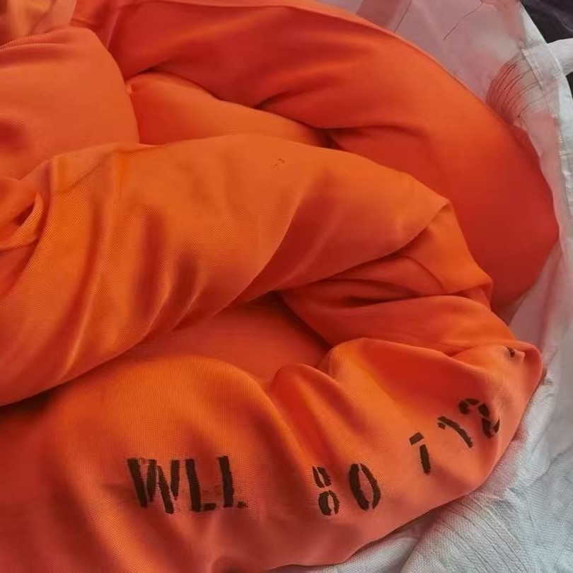 高强纤维柔性吊装带软吊绳双扣环形圆形起重吊带80吨12米