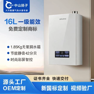 源头工厂16升一级能效燃气热水器恒温强排式公寓出租定制OEM