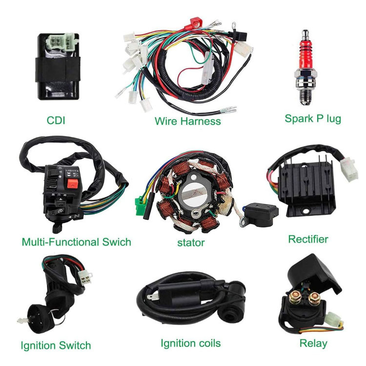Rectificador de arnés de bobina de encendido traje ATV Quad 150CC 200CC 250CC 300CC Quad